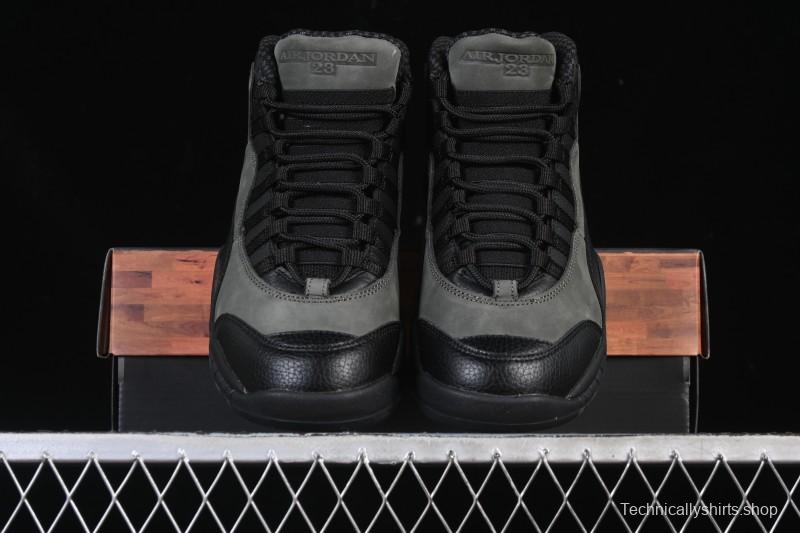 Nike Air Jordan 10 Retro Shadow Grey Basketball Shoes - HJ6779-001
