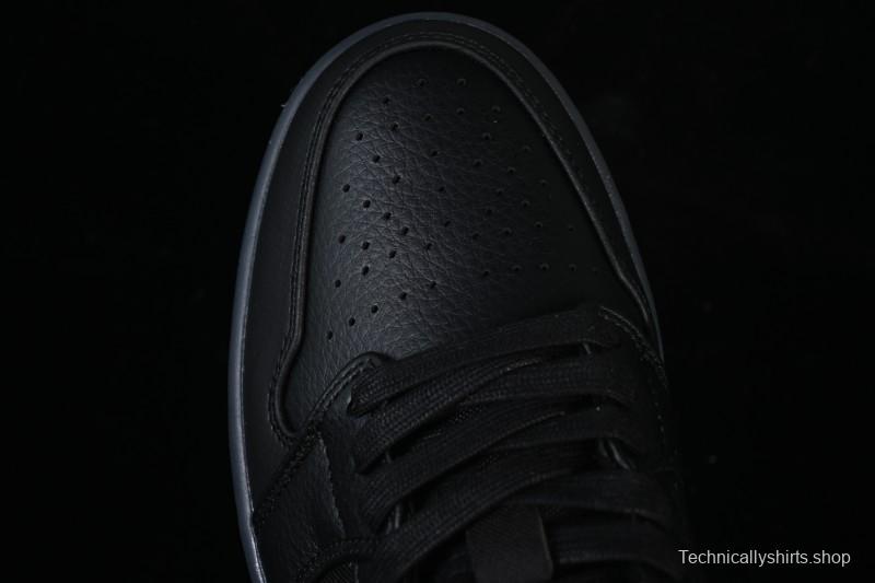 Nike Air Jordan 1 Low AJ1 Black White Canvas Patch Low Top Casual Basketball Shoes - HV5968-001