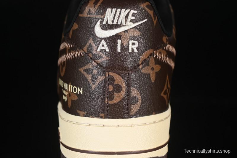Nike Air Force 1 '07 Low LV Collaboration Coffee Gray Casual Sneakers - SC0601-563