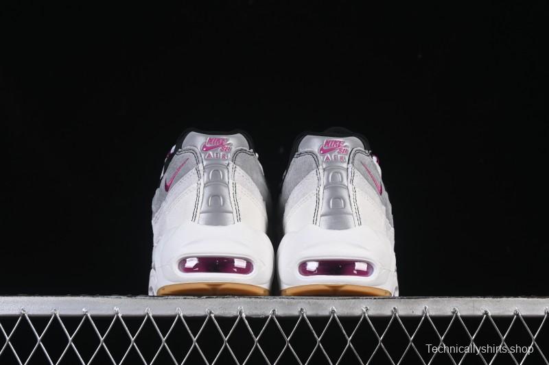 Nike Air Max 95 Retro Cushioned Running Shoes with Air-Sole Unit - HF7545-100