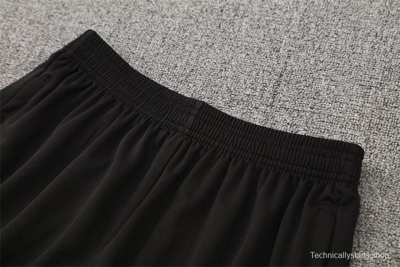 25/26 PSG Black T90 with XS Short Sleeve+Soccer Shorts