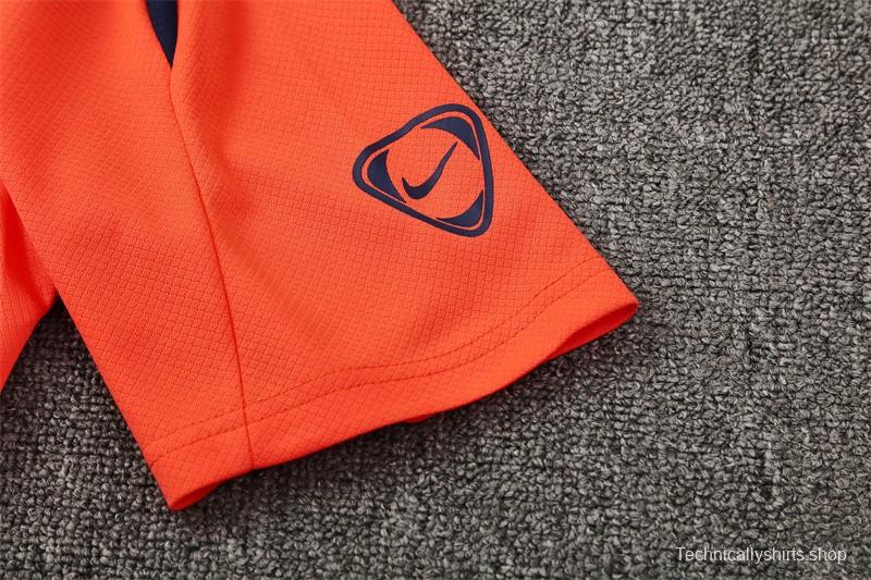 25/26 Barcelona Orange T90 Short Sleeve Jersey+Shorts