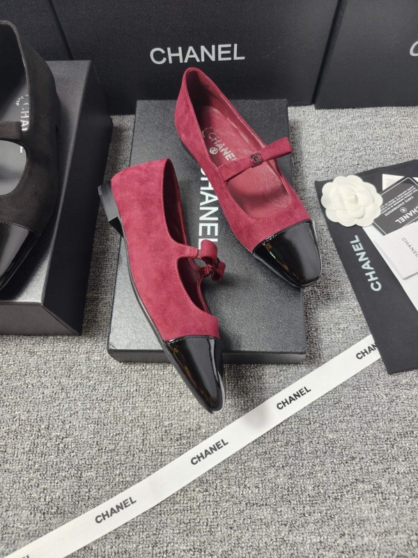 Chanel Classic Slingback Bow Flats - LY00290