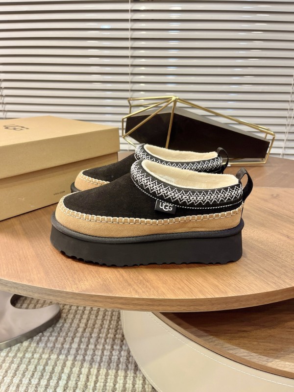 UGG Ethnic Tazz Series Thickened Heightening Slippers One-Step On - MJ00220
