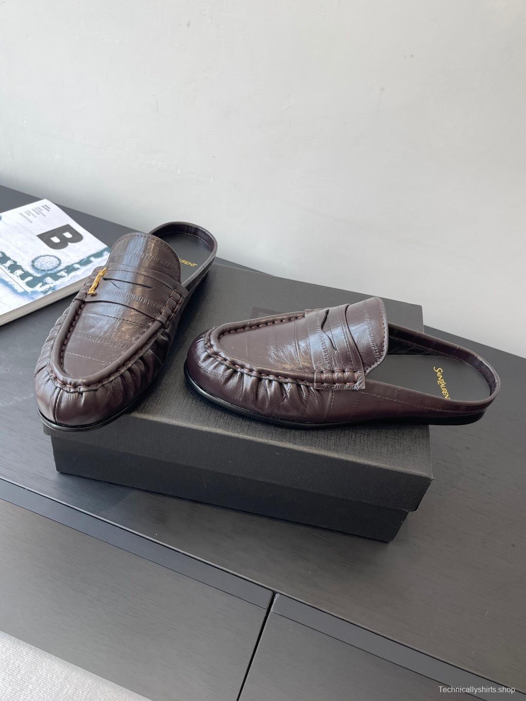 Saint Laurent Classic Loafer Slip-On Flats - KFY00320