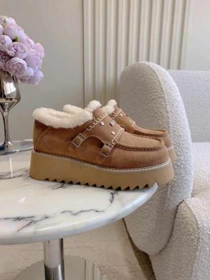 UGG 2025/SS Wool Warm Platform Casual Shoes - AS00300