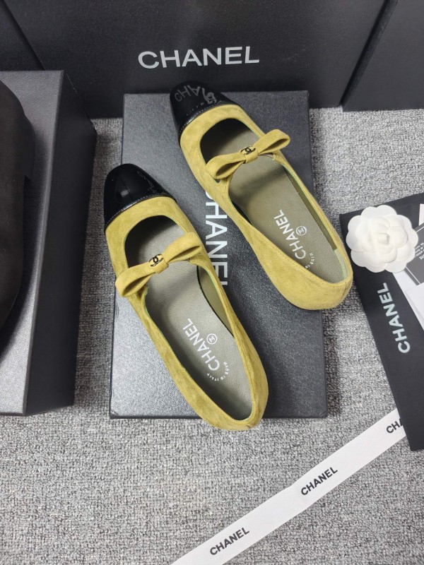 Chanel Classic Slingback Bow Flats - LY00290