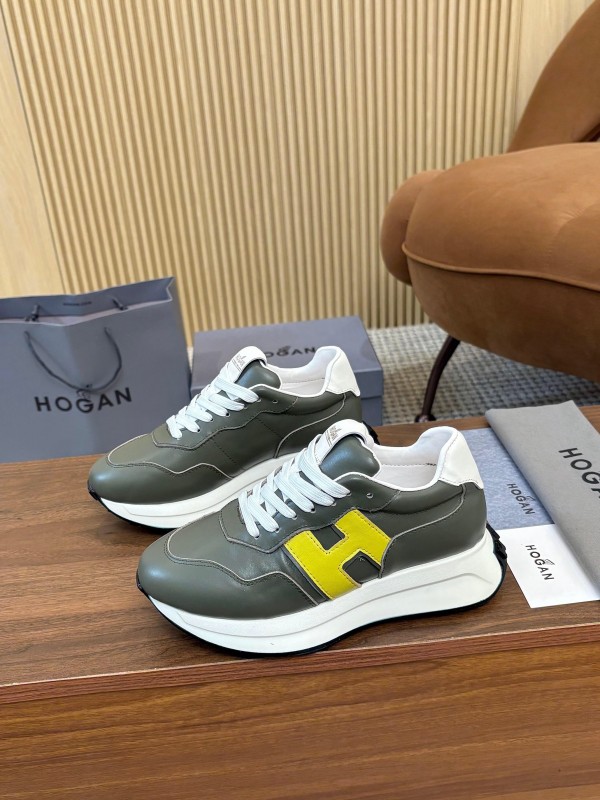 Hogan H-STRIPES Series Chunky Platform Dad Shoes Casual Sneakers - AS00350