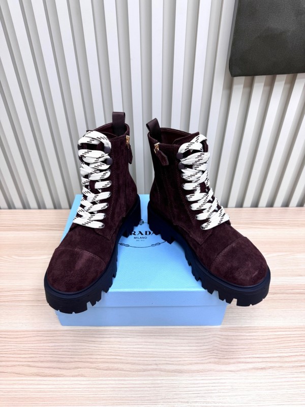 Prada 2025 SS Platform Martin Boots - LY0350