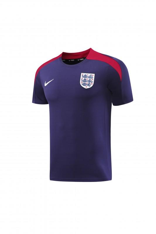 2025 England Purple Short Sleeve+Soccer Shorts