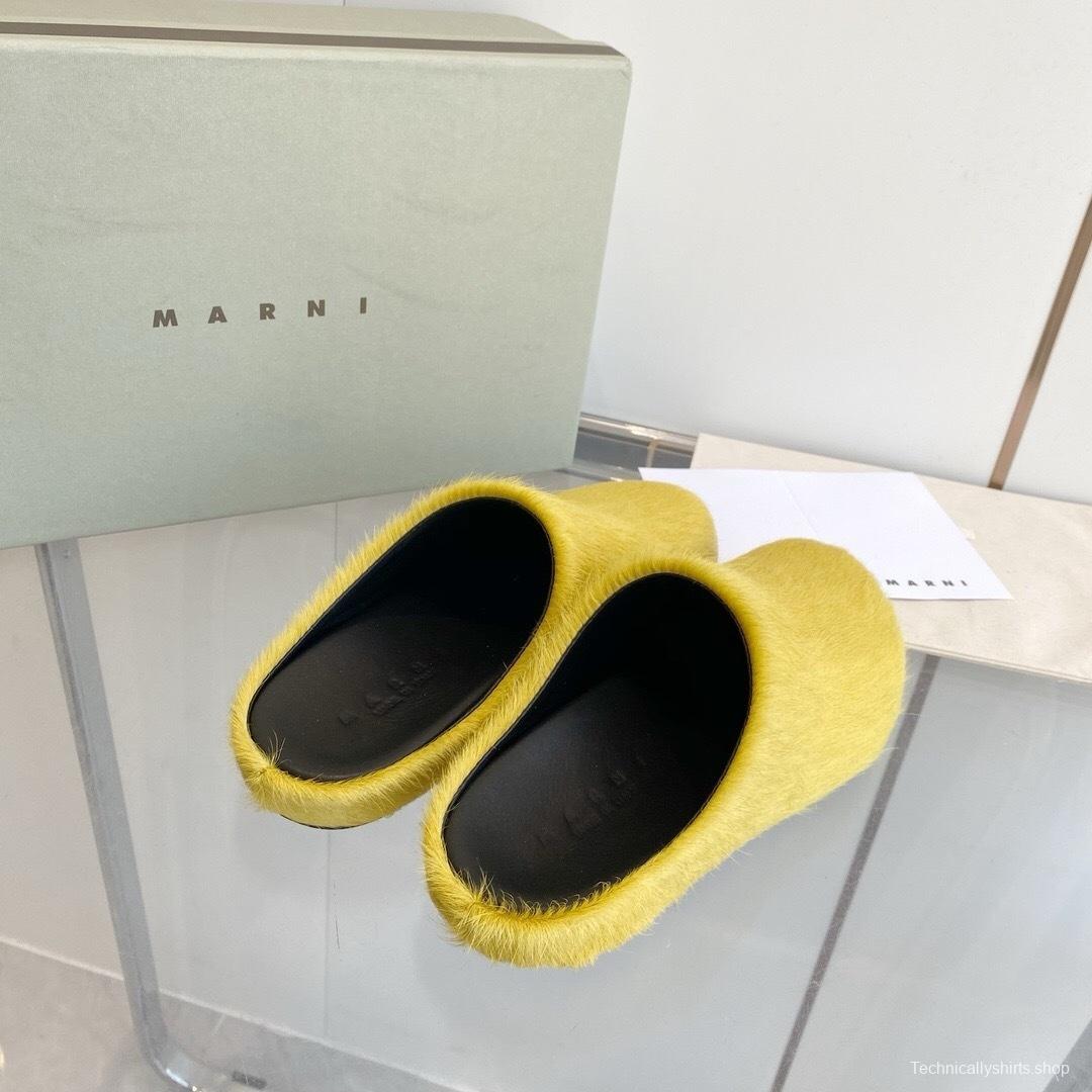 Marni 2025/SS Pony Hair Loafers - LY00