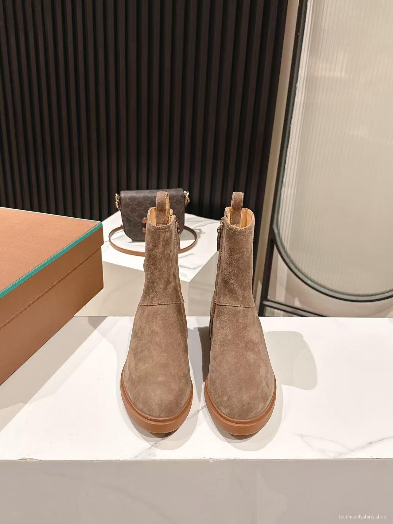 Loro Piana Fall/Winter 2025 Classic Old Money Style Ankle Boots - LY00370/LY00410