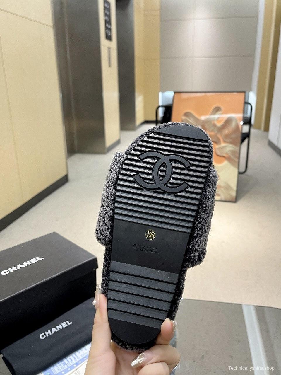 Chanel 2025 SS New Wool Slippers Soft Wool - LY00280