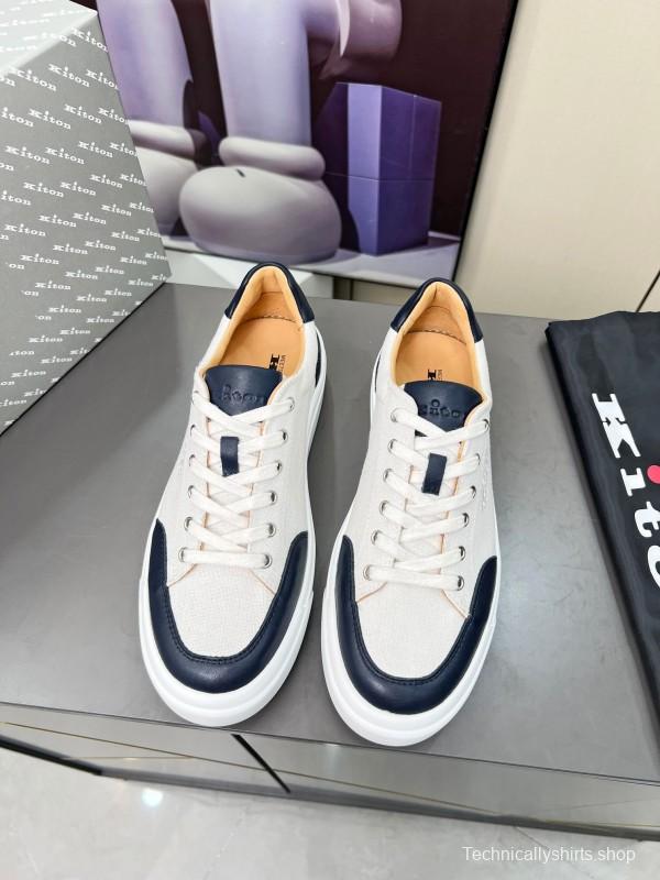 Kiton Tie-Dye Old Money Style Casual Men's Shoes - KFY00320