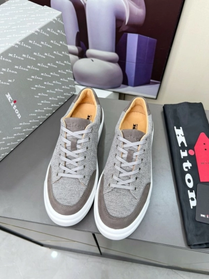 Kiton Tie-Down Old Money Style Casual Men's Shoes - KFY00320