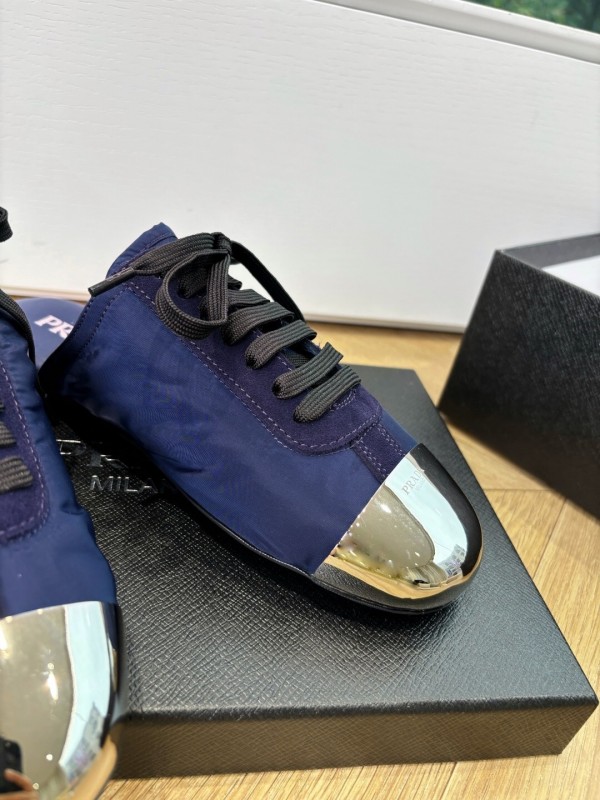 Prada 2025/SS Metal Toe Thin Sole Training Shoes Casual Shoes - LY00270