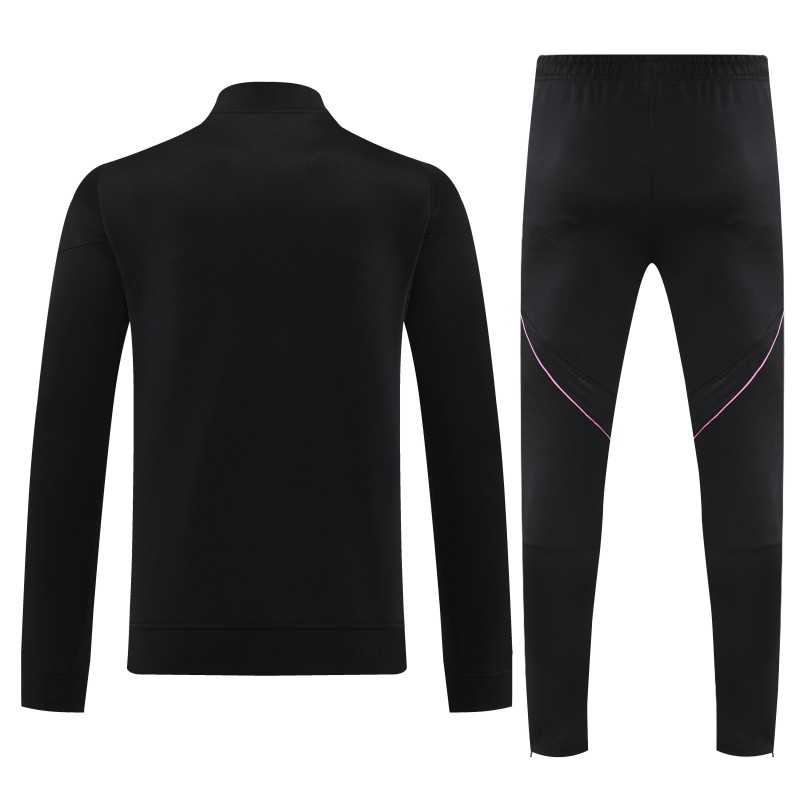25/26 Juventus Black FULL Zipper Jacket Tracksuit +Long Pants