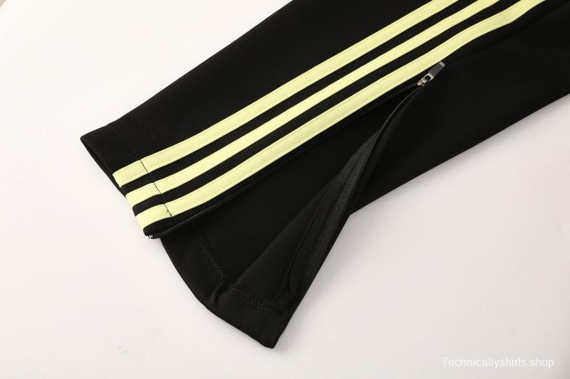 25/26  Juventus Black  Full zipper Jacket Tracksuit+ long pants