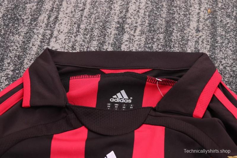 Retro Kids 06/07 AC Milan Home Long Sleeve Jersey