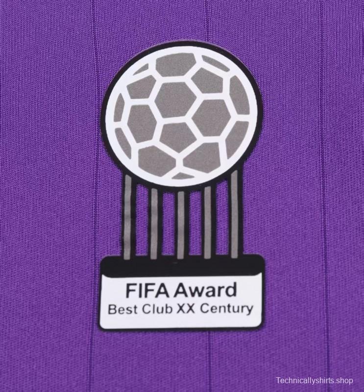 Retro Kids 06/07 Real Madrid Away Purple Jersey