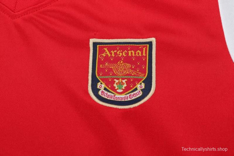 Retro 01/02 Kids Arsenal Red & White Home Jersey