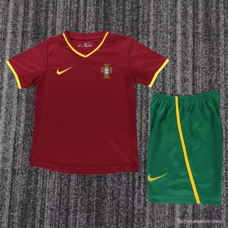 Retro Kids 2000 Portugal Home Jersey