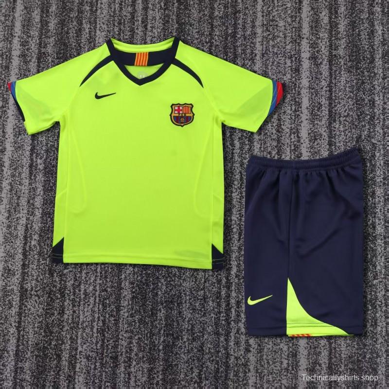 Retro Kids 05/06 Barcelona Away Jersey
