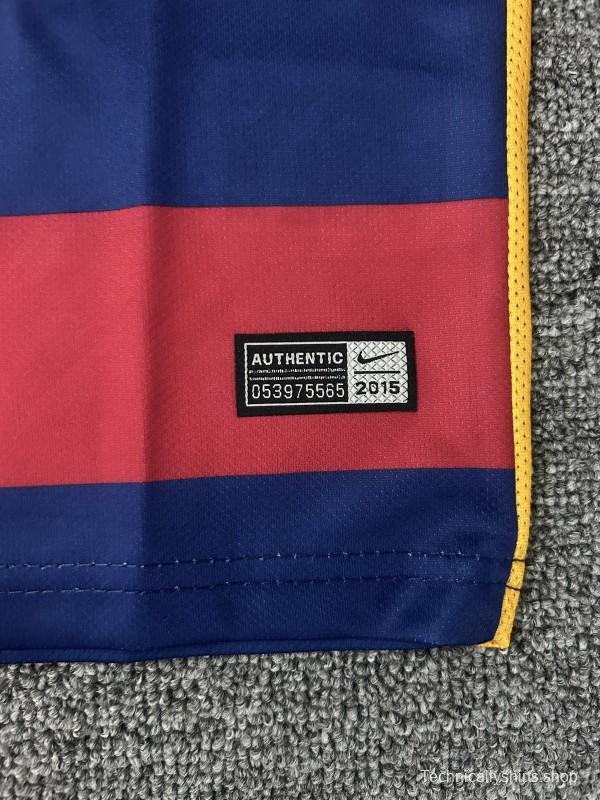 Retro Kids 15/16 FC Barcelona Home Jersey