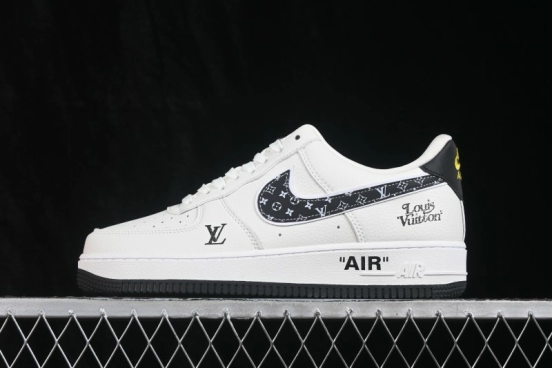 Nike Air Force 1 '07 Low Collaboration Basketball Sneaker with Full-Length Air Cushion - WY0655-104