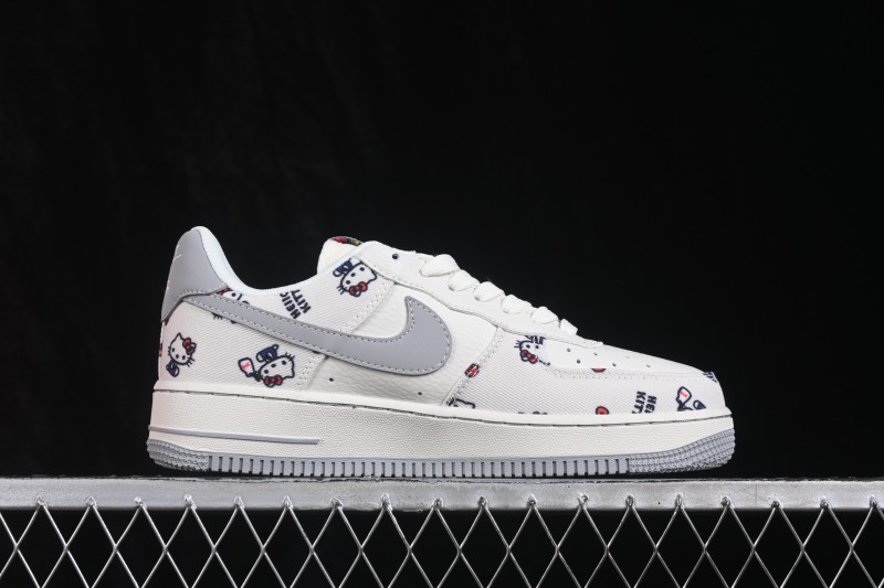 Nike Air Force 1 '07 Low Hello Kitty Casual Sneakers with Full-Length Air Cushion - NH0601-608