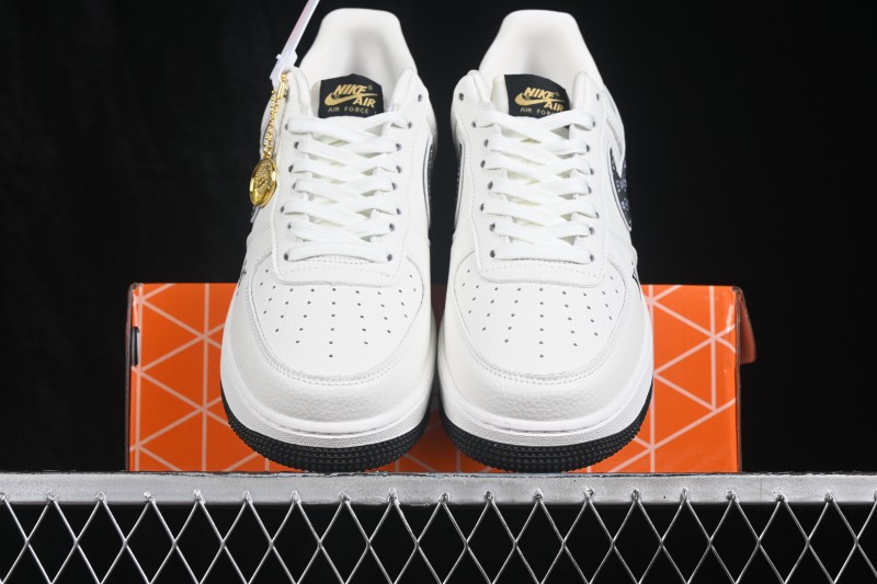 Nike Air Force 1 '07 Low Collaboration Basketball Sneaker with Full-Length Air Cushion - WY0655-104