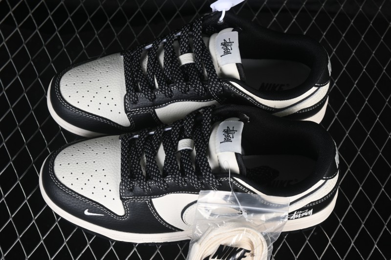 Nike SB Dunk Low Stussy Collab Premium Custom Low-Top Skateboarding Shoes - XX3168-181