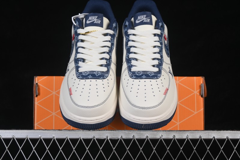 Nike Air Force 1 '07 Low Casual Sneakers in Off-White with Classic Design - LV2288-003