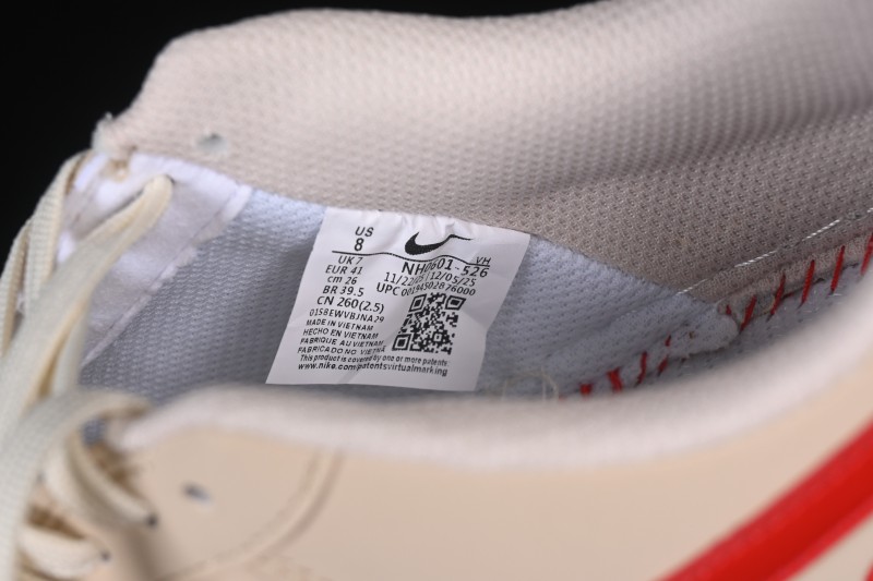 Nike Air Force 1 '07 Low Casual Sneakers with Premium Leather and Classic Cushioning - NH0601-526
