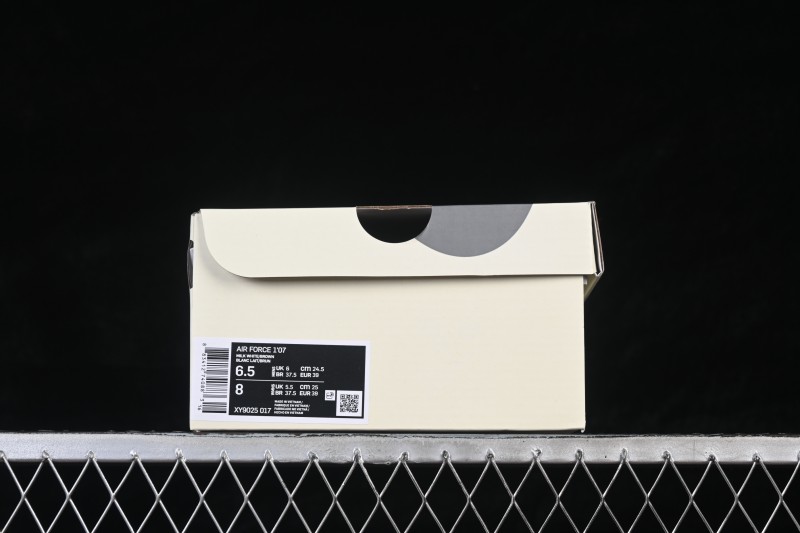 Nike Air Force 1 '07 Low Fendi-Inspired Retro White and Brown Casual Sneakers - XY9025-017