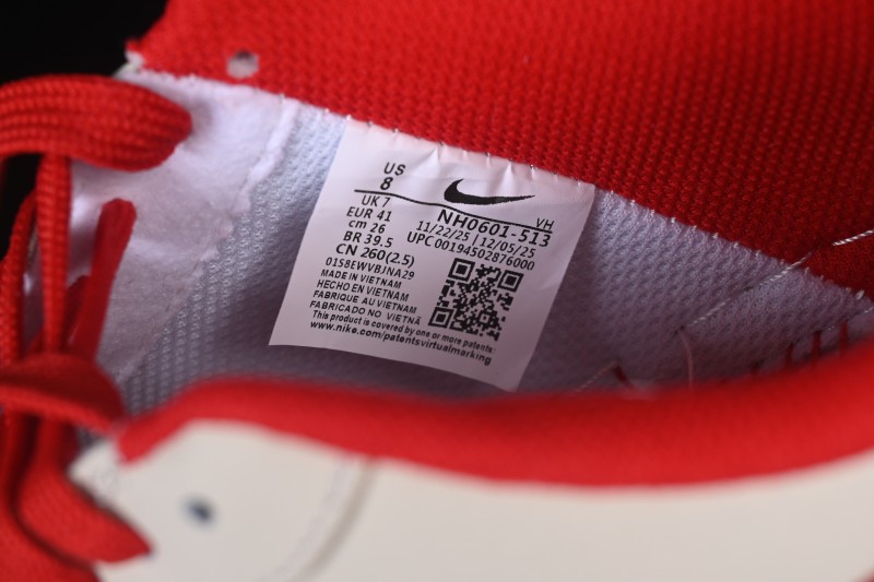 Nike Air Force 1 '07 Low Year of the Horse Limited Edition Cream and Rouge Low-Top Casual Sneakers - NH0601-513