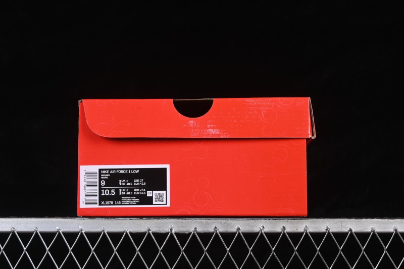 Nike Air Force 1 '07 Low Year of the Horse Limited Edition White Red Horsehair Chinese Style Casual Sneakers - XL1979-145