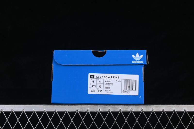 Adidas Originals SL 72 Retro Running Shoes with Classic Suede and Nubuck Uppers - KJ6151