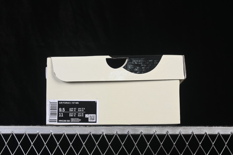 Nike Air Force 1 '07 Low Casual Sneakers in Off-White with Full-Length Air Cushion - MM5288-082