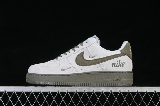 Nike Air Force 1 '07 Low Casual Skateboarding Shoes with Classic Leather Upper and Air-Sole Cushioning - DF0188-122