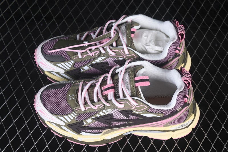 Off-White c/o Virgil Abloh Retro Running Shoes with Deconstructed Design - AJF6