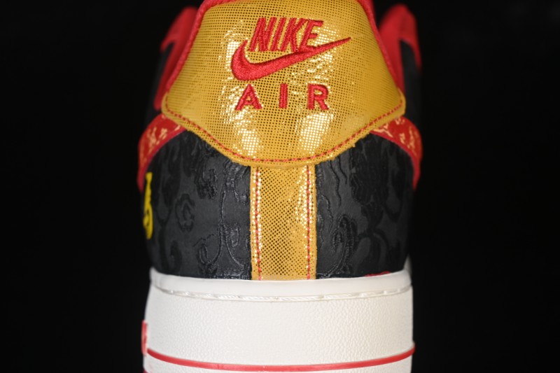 Nike Air Force 1 '07 Low Chinese New Year Limited Edition Black Red Basketball Shoes - DF0188-133