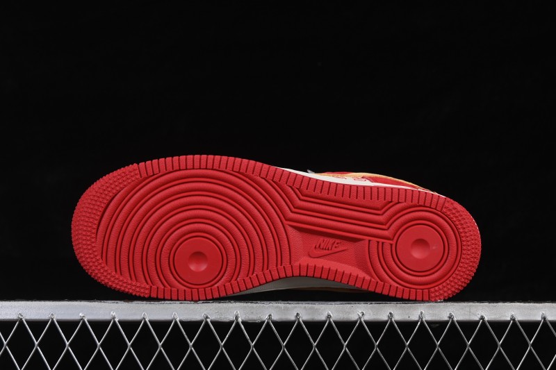 Nike Air Force 1 '07 Low Year of the Horse Limited Edition Red Gold Casual Sneakers - XD0028-014