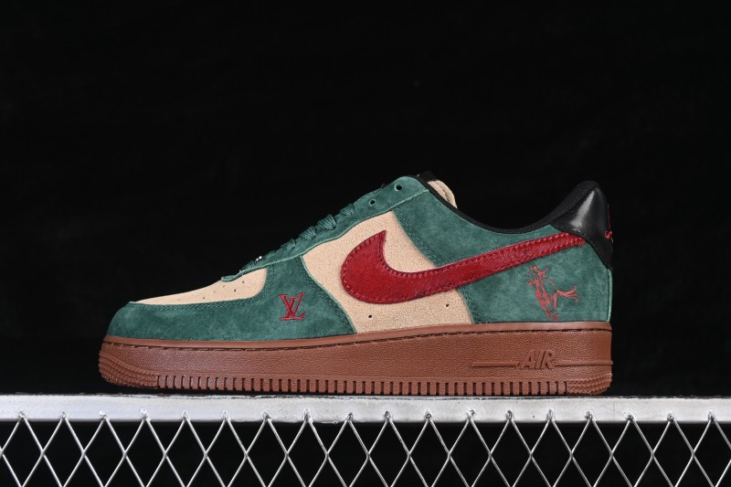 Nike Air Force 1 '07 Low Year of the Horse Forest Dune Low-Top Casual Skateboarding Shoes - XY9025-006