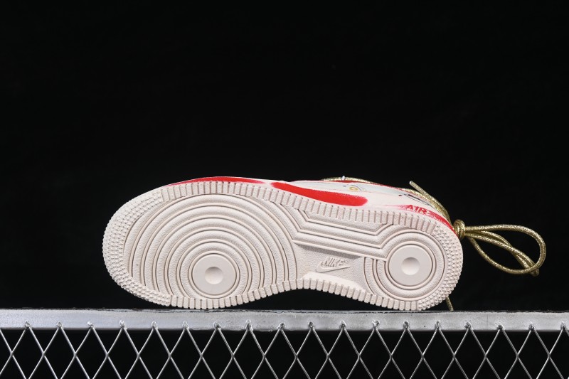 Nike Air Force 1 '07 Low Lucky Steed Traces Chinese New Year Hand-Painted Casual Skateboarding Shoes - SD2023-402