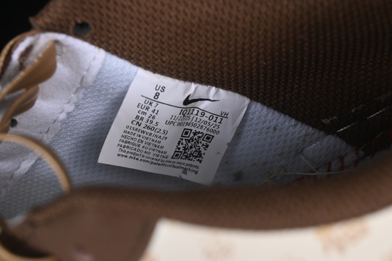 Nike Air Force 1 '07 Low Year of the Horse Special Edition Gold Brown Casual Sneakers - IQ1119-011
