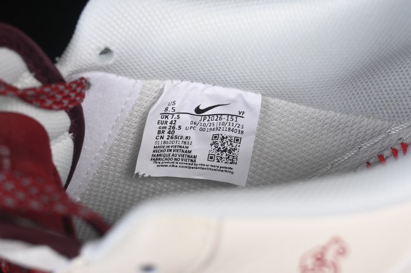 Nike Air Force 1 '07 Low Year of the Horse Limited Edition Red-White Contrast Casual Sneakers - JP2026-151
