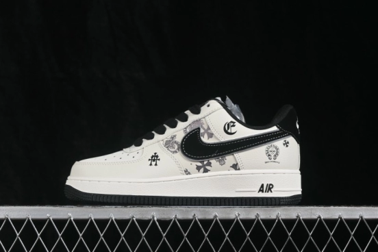 Nike Air Force 1 '07 Low Collaborative Skateboarding Shoes with Full-Length Air Cushion - FV3694-120