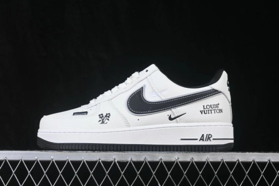 Nike Air Force 1 '07 Low Retro Casual Sneakers with Full-Length Air Cushion - WY0655-117