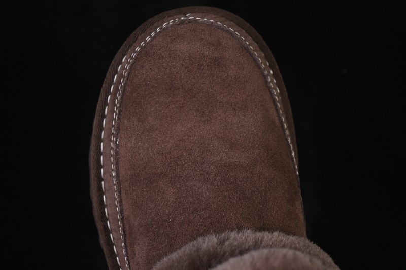 UGG Classic Novelty Cookie Suede Round Toe Slip-On Snow Boots - 1180434 BCDR